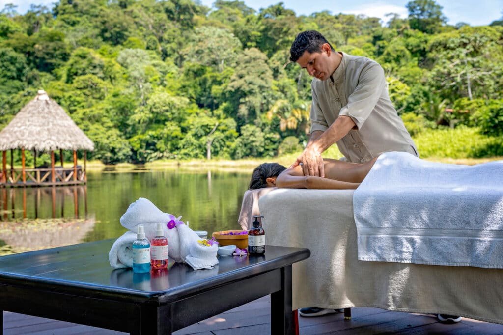 Costa Rica spa, rainforest wellness, eco-lodge relaxation, nature spa retreat